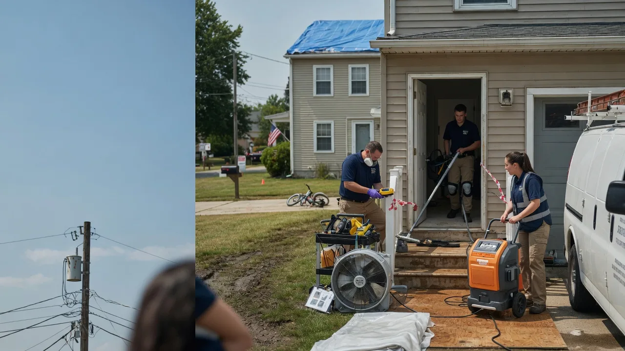 Water Damage Repair in Red Jacket, WV near me